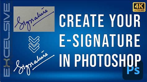 how to create e signature in photoshop|Create Your Own E Signature In Photoshop .